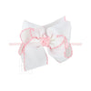 Nylon Headband w/ Scalloped Bow (Mult. Colors)