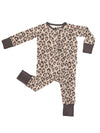 Classic Leopard  - LS Convertible Zip PJs