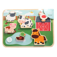 Wooden Barn Animal Puzzle