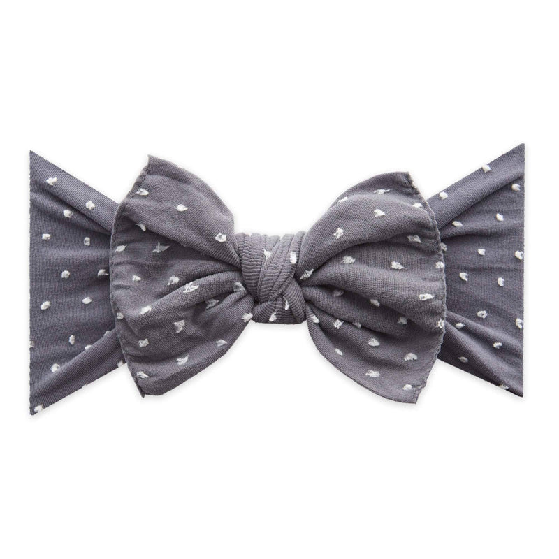 Baby Bling® Shabby Dot Knot soft nylon headband