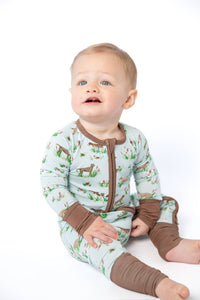 Delta Bird Hunting Dogs Convertible Zip PJs