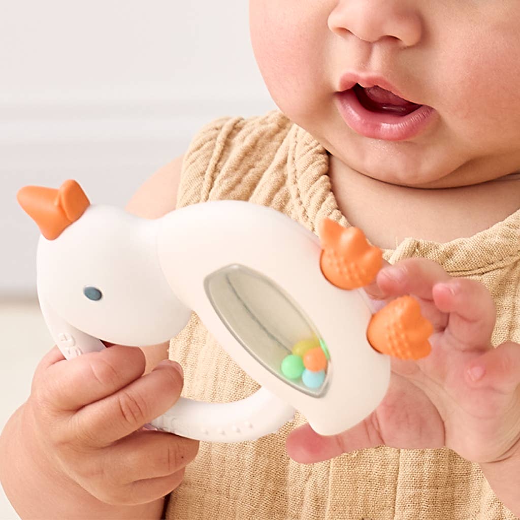 Bitzy Shake™ - Silicone Teether with Rattle