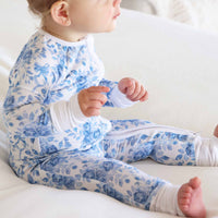 Betsy's Blooms Convertible Zip Romper