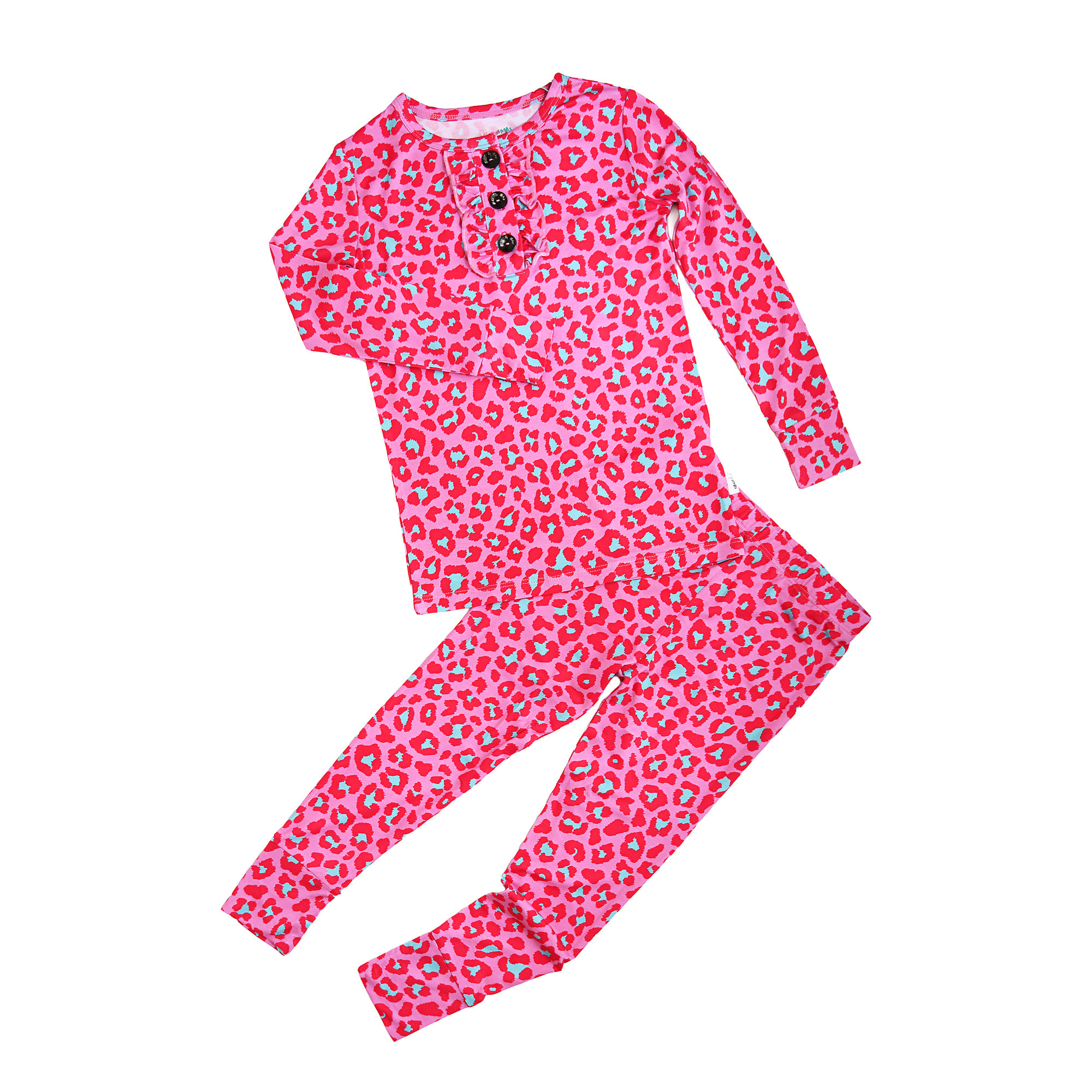 Zuri Leopard Ruffle 2 Piece Set