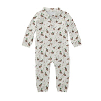 Mallard Drake Ducks- Sweatshirt Polo Romper