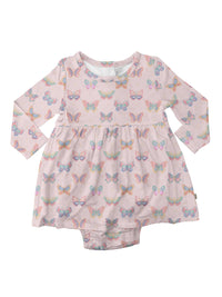 Butterfly Bliss - LS Bodysuit Dress