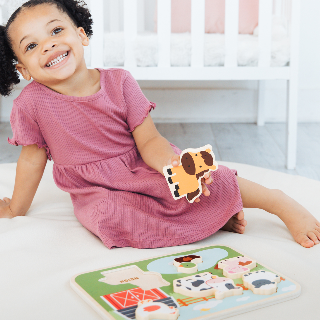 Wooden Barn Animal Puzzle