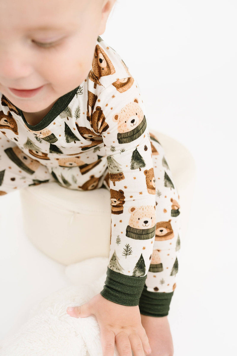 Winter Bears Bamboo Set