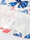 Patriotic Bow Star Girls Dress