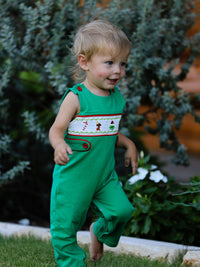 Christmas "Mean One" Embroidered Romper