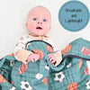 Little Athlete Sporty Theme Baby Toddler Muslin Quilt