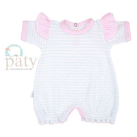 Paty Knit Angel Sleeve Bubble (Pima Trim)