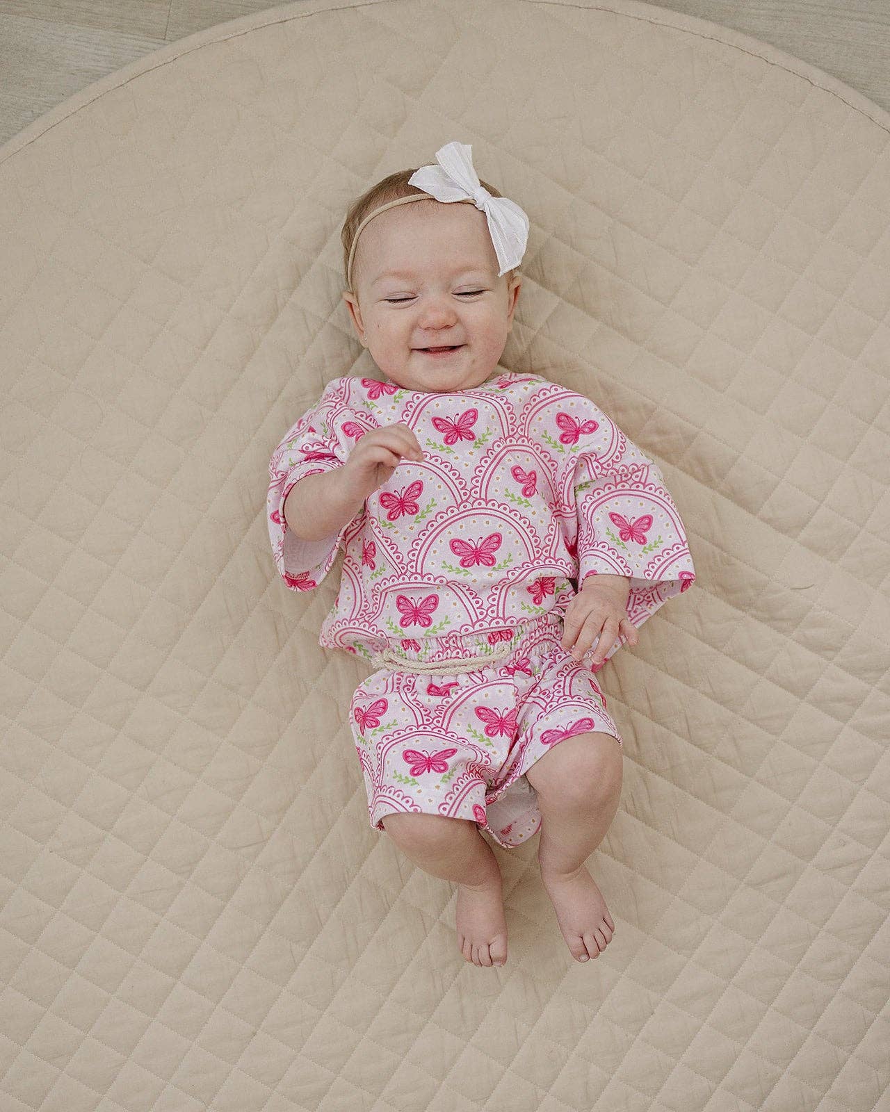 Shorts Set | Pink Butterfly