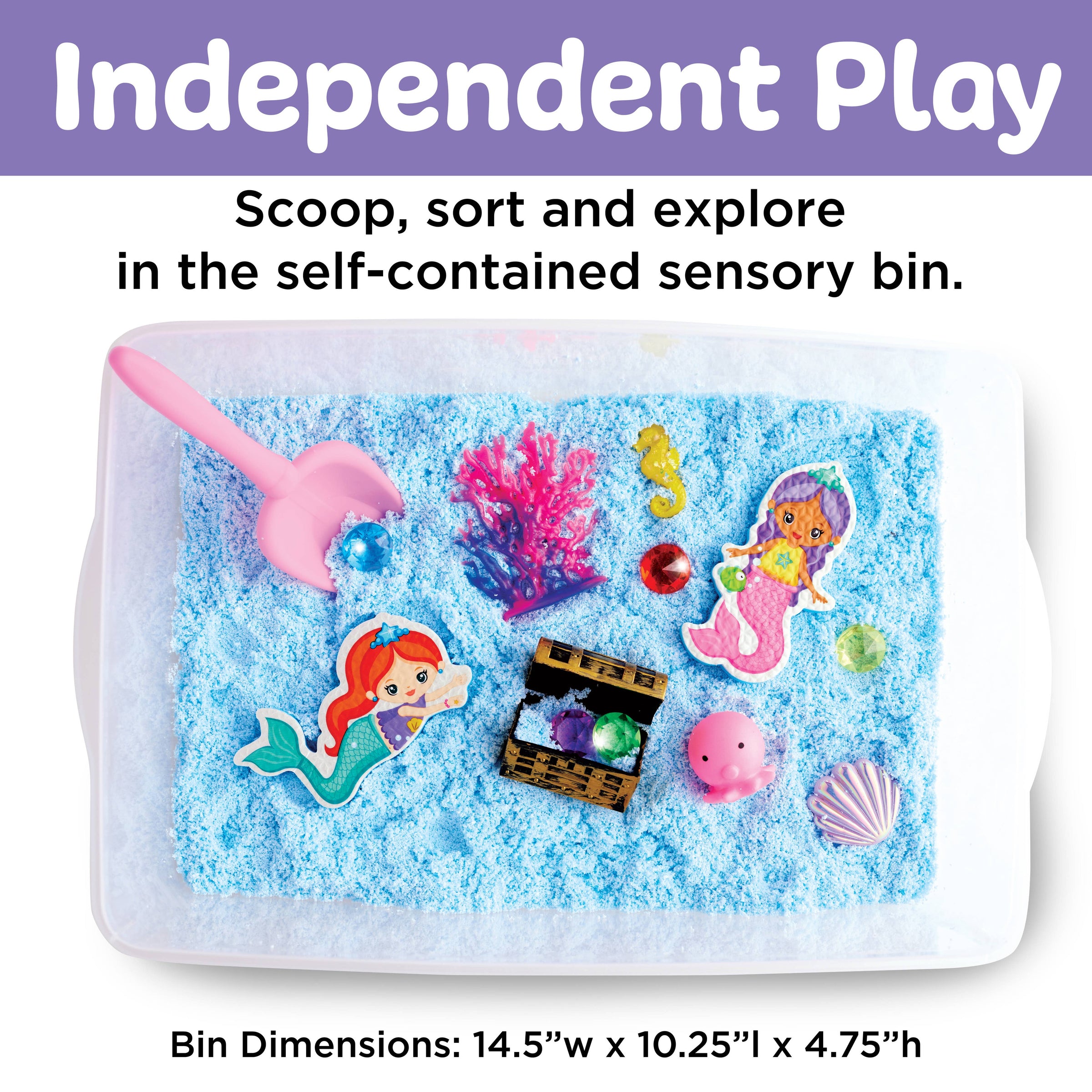 Sensory Bin Mermaid Activity Bin for Kids