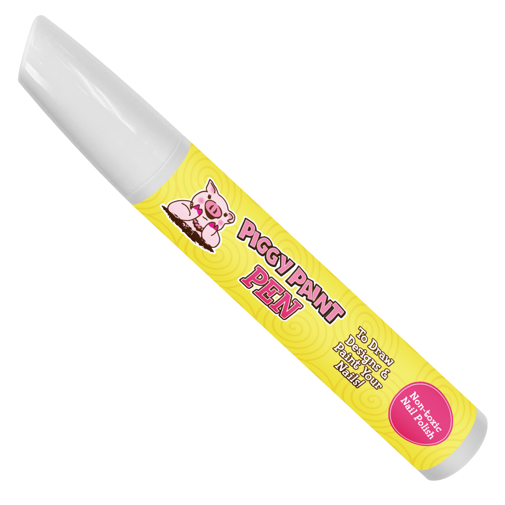 Yippee Yellow Piggy Paint Pen - Kids Non-toxic Nail Polish