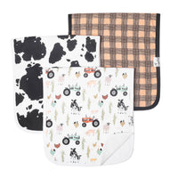Jo - 3 Pack Premium Burp Cloths