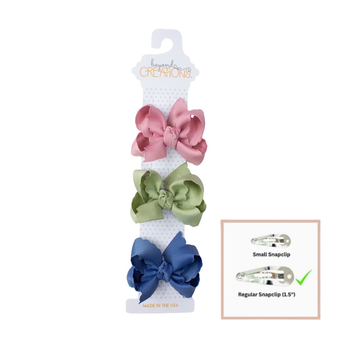 Boho - 3 Pack Gift Set - 3" Bows