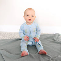 Sage Bunny ZIP Easter Bamboo Sleeper