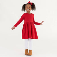 White Footless Ruffle Tights