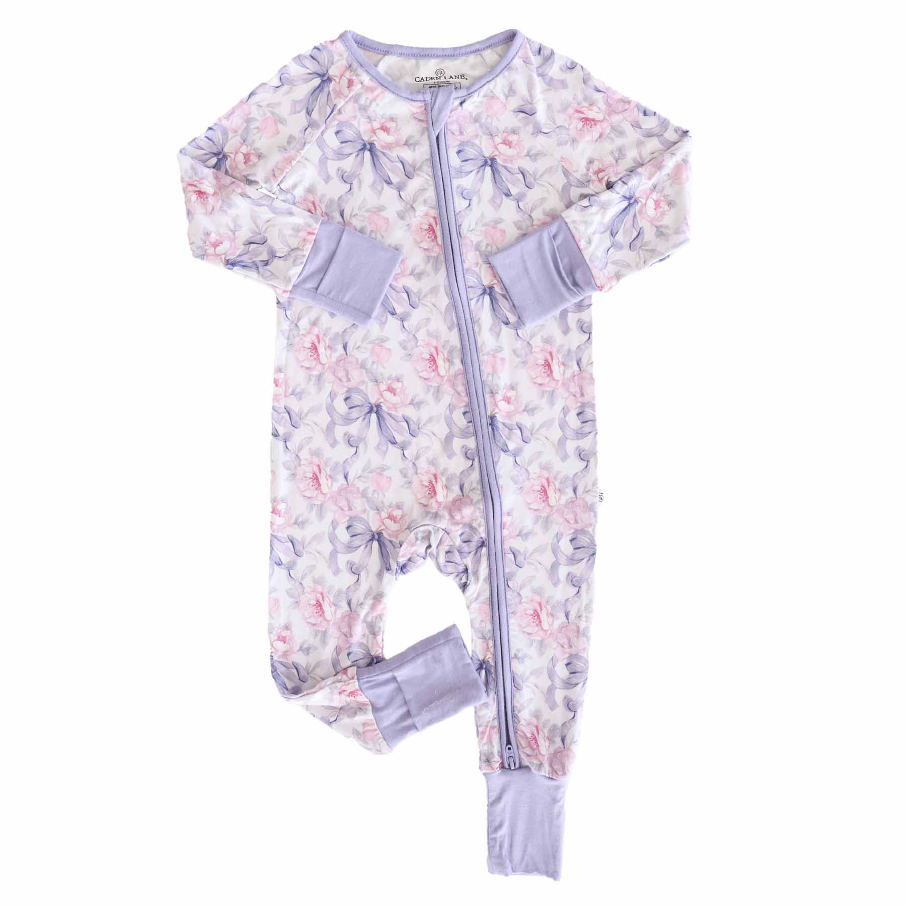 Leighton's Lavender Convertible Zip Romper