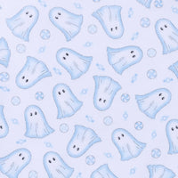 My Little Boo Blue Zipper Footie