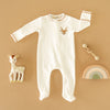 Buckhead Ivory Zipper Footie