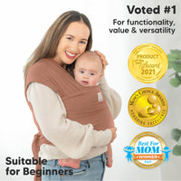 KeaBabies Original Baby Wrap Carrier