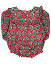 Christmas Floral with Gold Lurex Bubble