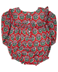 Christmas Floral with Gold Lurex Bubble