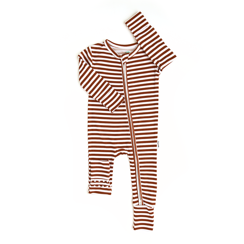 Chase Brown Ribbed Sleeper