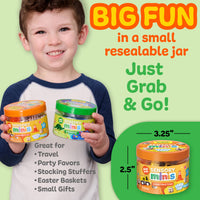 Sensory Mini Play Kit Jar with Cloud Clay: Construction Them