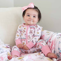 Bathtime Besties Convertible Zip Romper | Pink