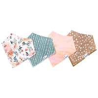 Autumn - 4 Pack Baby Bandana Bibs