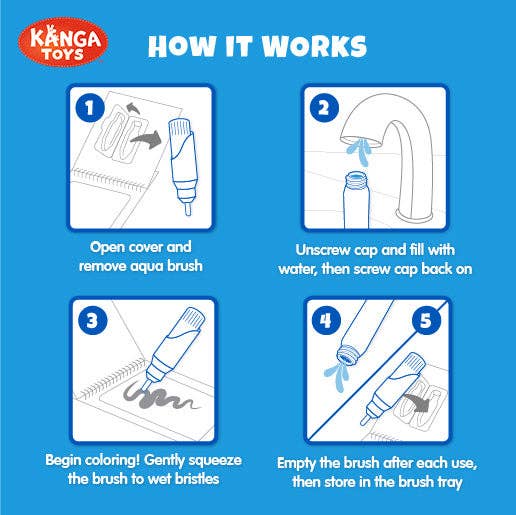 New Testament Water Brush Reusable Activity Book