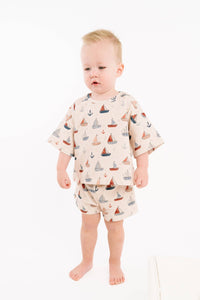 Nautical Sail Slouchy Set