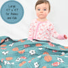 Little Athlete Sporty Theme Baby Toddler Muslin Quilt