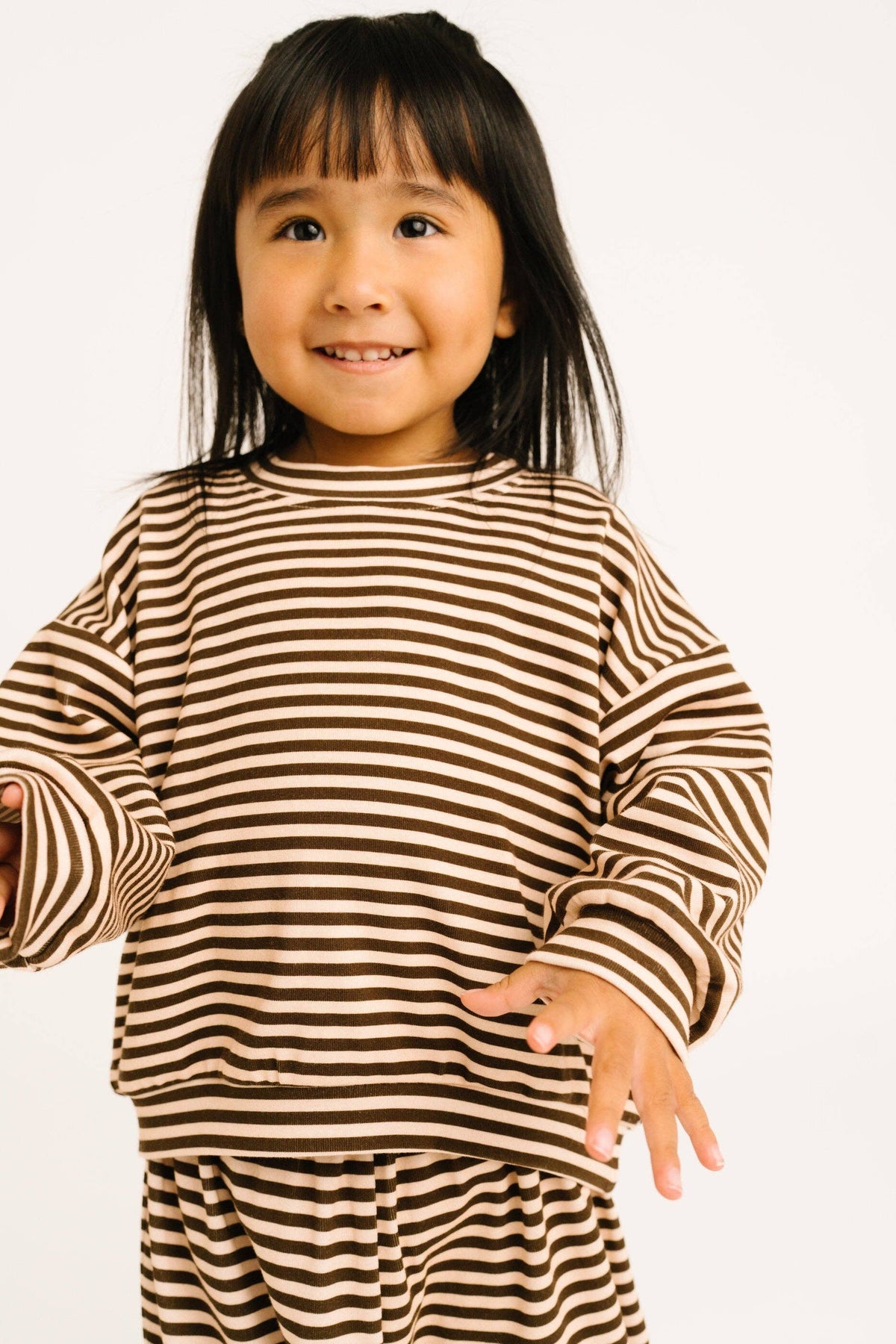 Espresso Stripe Sweatsuit
