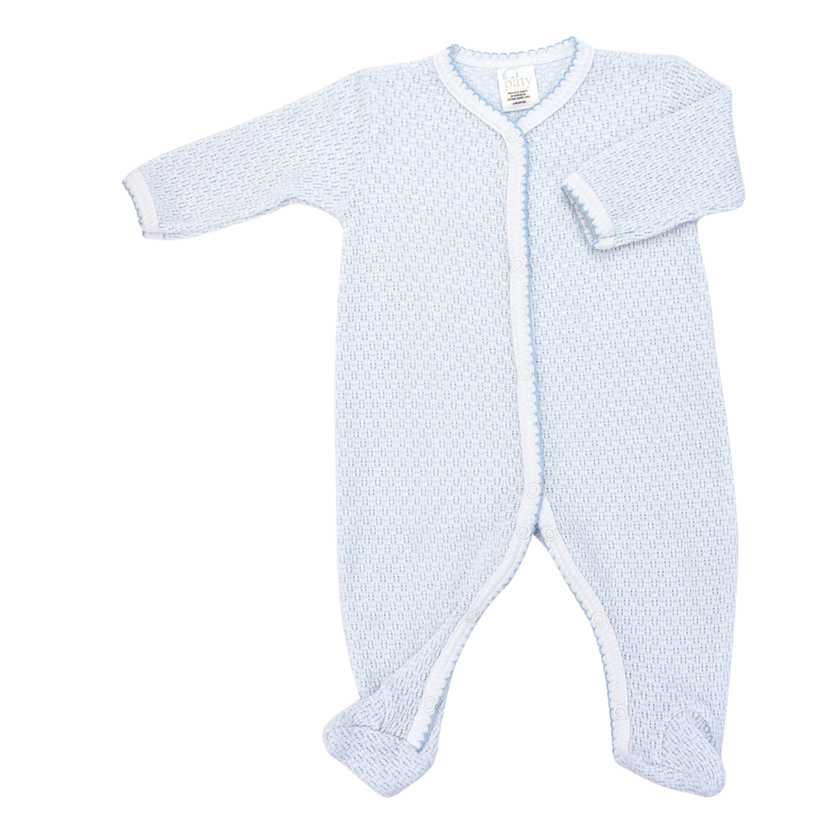 Paty Knit Solid Color Footie