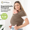 KeaBabies Original Baby Wrap Carrier