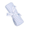 Peek-A-Boo Wishes Receiving Blanket - Light Blue