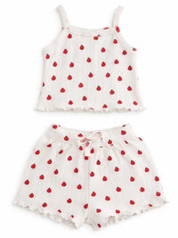 Ladybug / Organic Pointelle Summer Set