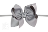 Nylon Headband w/ Scalloped Bow (Mult. Colors)