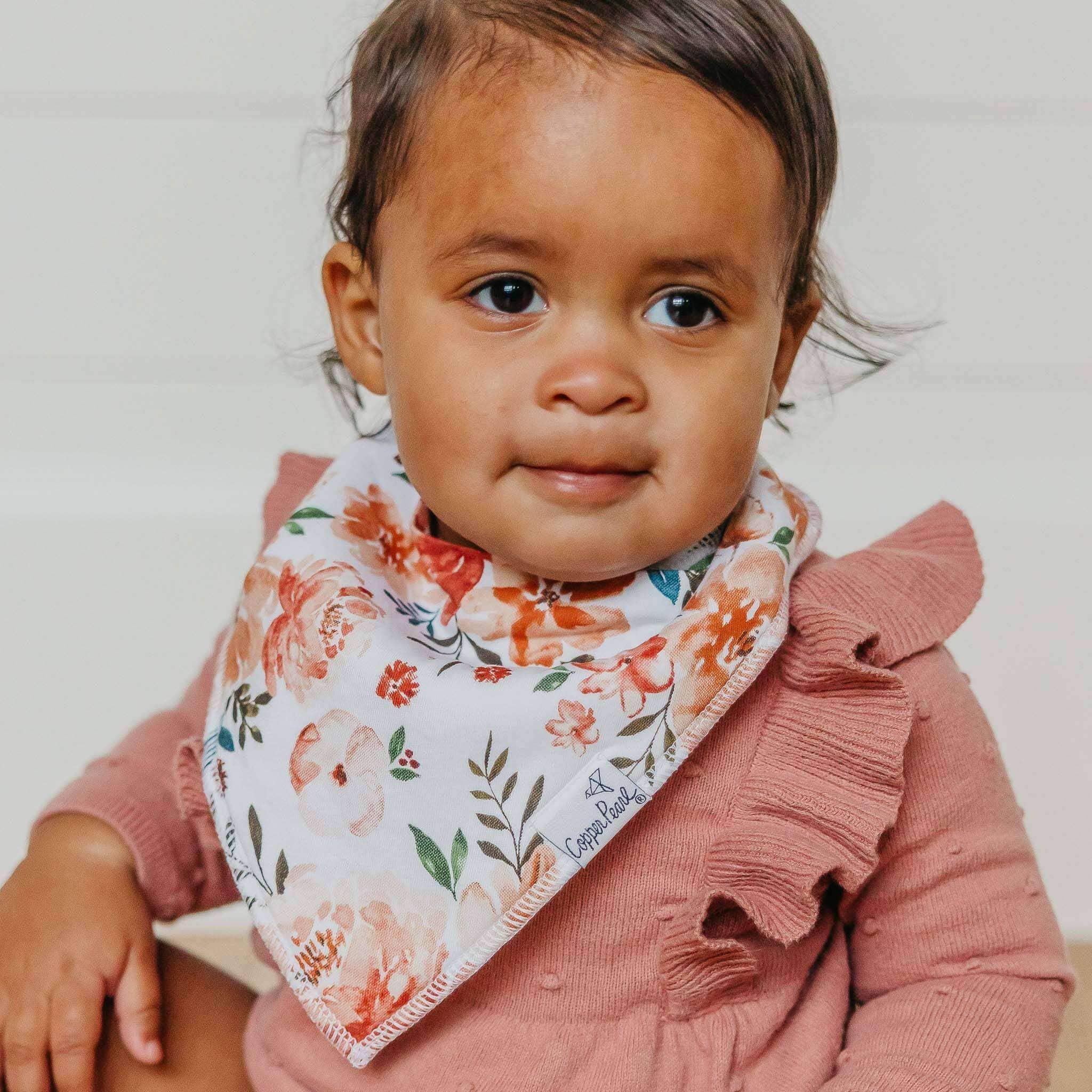 Autumn - 4 Pack Baby Bandana Bibs