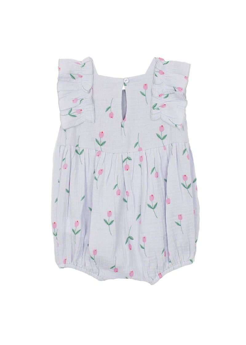Tiny Tulips Baby Romper