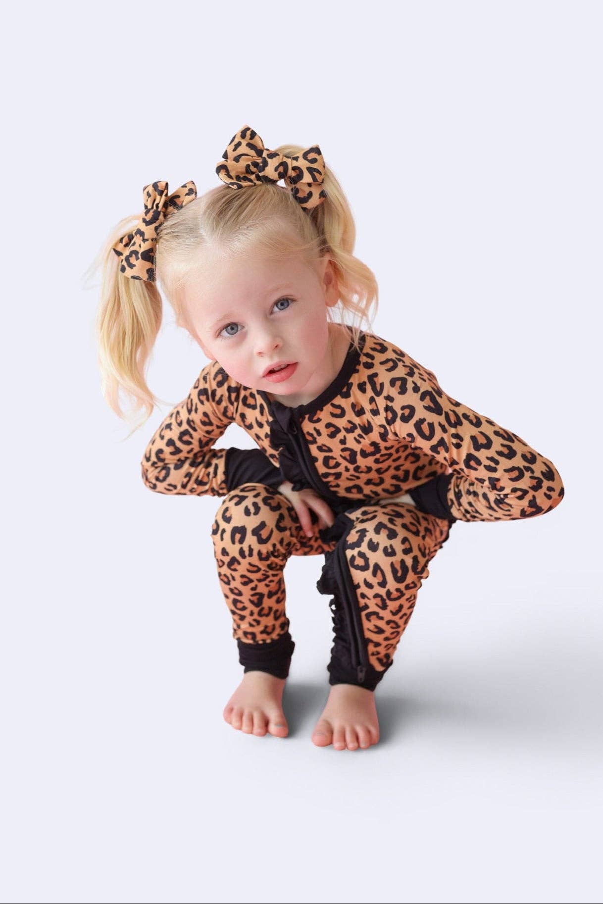 LEOPARD DREAM RUFFLE SLEEPER