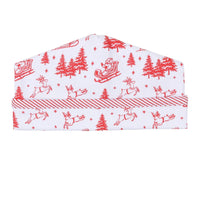 Holiday Toile Hat - Red