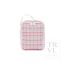 LUNCH BOX INSULATED LUNCH BAG - CLASSIC PLAID RED