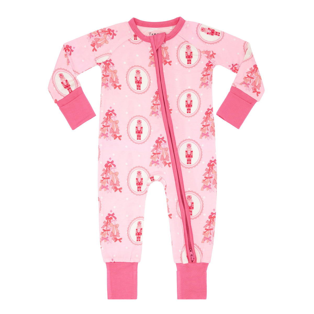 Wrapped in Bows Zipper Romper