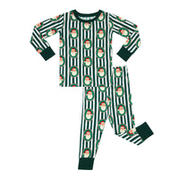 Green Santa Claus Lane Two Piece Set