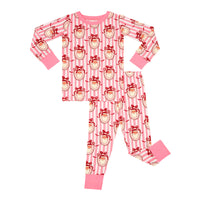 Pink Santa Claus Lane Two Piece Set